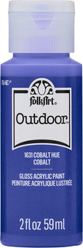 FolkArt Outdoor Acrylic Paint in Assorted Colors (2 Ounce), 1631 Cobalt
