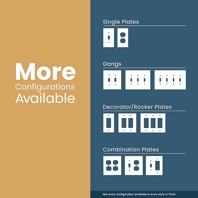 Franklin Brass Classic Architecture (1-Pack) Decorative Light Switch Cover Wall Plates Pure White 3-Gang Wall Plate Toggle Plate Guards Electrical Outlet Guard W35249-PW-C