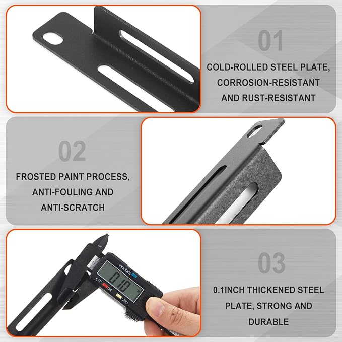 Zonon 4 Sets 1u 19 Inch Server Rack Cable Management Tie Bar Kit Includes 4 Pack 1u Tie Bars, 25 Zip Ties, 8 Cage Nuts & 8 Screws Work with Open Frame Enclosure Network Cabinet Mount Wire Management