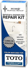 HIMG Bathtub and Shower Pan Repair Kit Compatible with Toto White Sinks and bathtubs