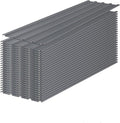 Roof Panels 10 pcs L60.63×W16.77 inch Galvanized Steel, Metal Corrugated Tin Roofing Panels Gazebo Top Cover Heavy Duty Roof Replacement for Patio Outdoor Garden, Grey