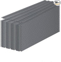 Roof Panels 50 pcs L60.63×W16.77 inch Galvanized Steel, Metal Corrugated Tin Roofing Panels Gazebo Top Cover Heavy Duty Roof Replacement for Patio Outdoor Garden, Grey