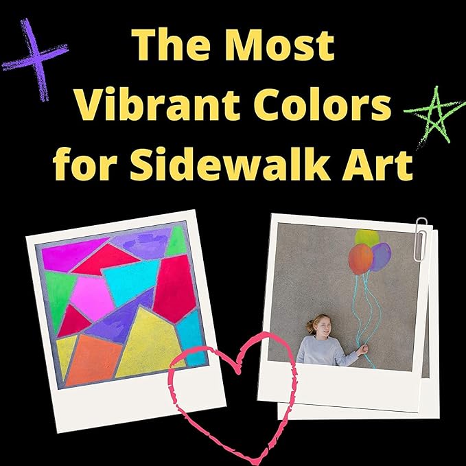 Chameleon Colors Sidewalk Chalk Paint Kit, Outdoor Chalk Paint Kit, 10 Vibrant Colors
