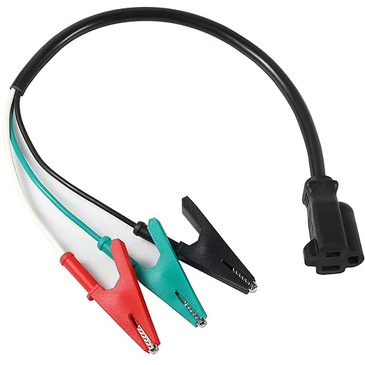 HVAC Adaptor Cord:Heavy Adaptor Cord Compatible with Yellow Jacket 69522 HVAC Tools Clearance and Equipment Circuit Breaker Finder Curcuit Finder Accessory Kit Compatible with RT250, ET300 ET310
