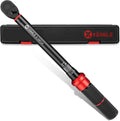 3/8-Inch Drive Click Torque Wrench-10-120 Ft-Lb for Car Motorcycle | Dual-Direction Adjustable Torque Wrench(13.6-162.6Nm), 72T Dual Range Scales, High 3% Precision for Bike,Wheel Machinery DIY