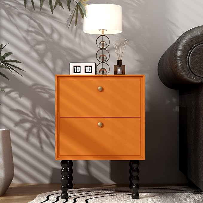 FUKU MON Vibrant Orange Peel and Stick Wallpaper 24" x 394" Solid Matte Contact Paper,Thick Removable Textured Wall Covering for Cabinets Accent Wall, Renter Friendly