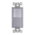 ENERLITES 4-Way Decorator Light Switch, Four Way Paddle Rocker Switch, Gloss Finish, Ground Wire Lead Attached, Residential/Commercial Grade, 15A 120V/277V, UL Listed, 94150-SV, Silver