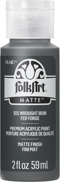 FolkArt Acrylic Paint in Assorted Colors (2 Ounce), 925 Wrought Iron