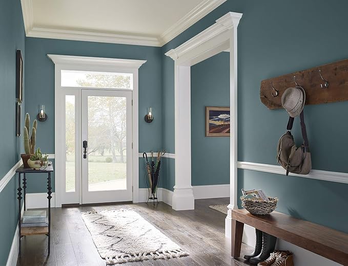 KILZ TRIBUTE Paint & Primer, Interior, Matte, Oceans Deep, 1 Gallon