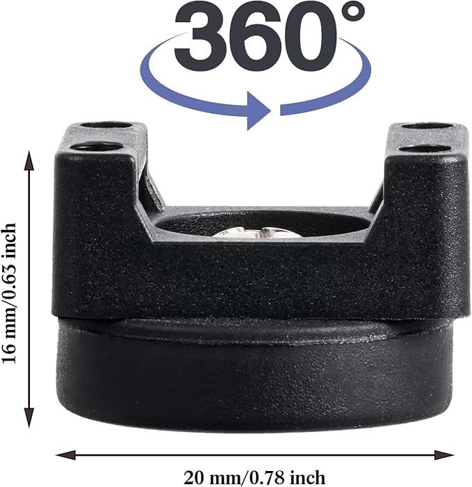 Yookeer 115 Pieces Magnetic Zip Tie Mount Multipurpose Cable Holder Magnets Magnetic Wire Management Bases with Heavy Duty Zip, Mount Nylon Cable Ties in Total (22 mm)