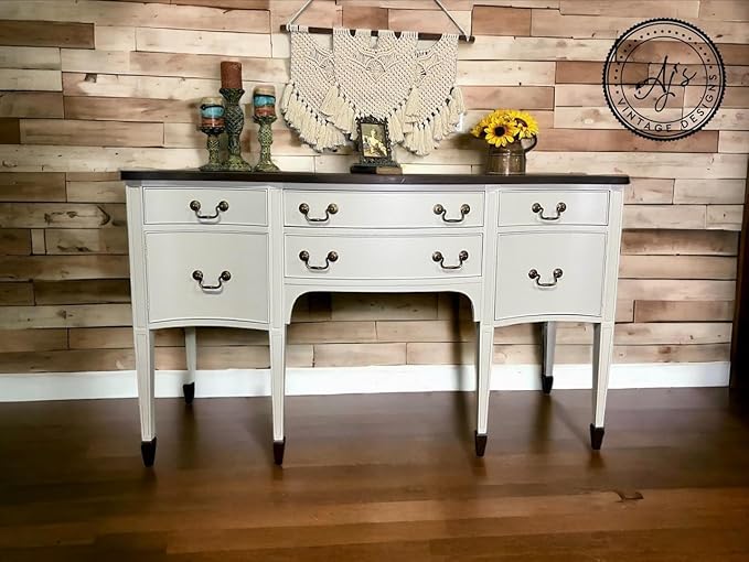 Dixie Belle Silk All-in-One Mineral Paint - Glacier (16oz) - All-in-One Water Based Primer + Topcoat - Durable Furniture Paint - Low Reflective Finish