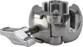 Kupo 3-Way Clamp for 1.0"–1.4" Tubes, All Metal Cast Aluminum Clamp with Spring Locking Mechanism for Lighting and Accessory Mounting, Silver (KG900412)