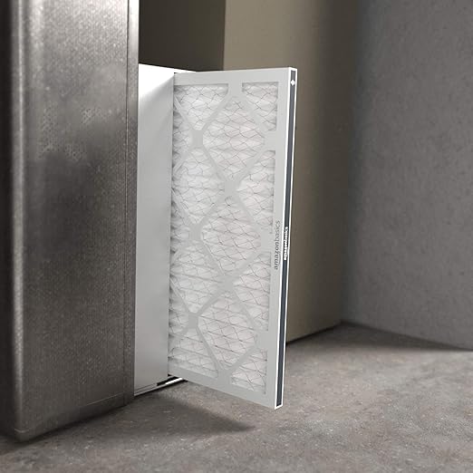 Amazon Basics 20x25x1 Air Filter 6-Pack, MERV 11 AC Furnace Filters, Dust, Pet, Allergy Control, Electrostatic, Removes Lint (Actual Size: 19.75" x 24.75" x 0.75")