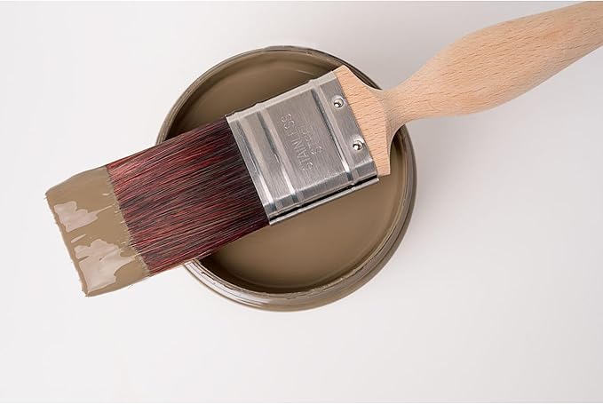 Dixie Belle Silk All-in-One Mineral Paint | Truffle (16oz) | Deep Earthy Brown All-in-One Water Based Primer + Topcoat | Durable Furniture Paint | Low Reflective Finish