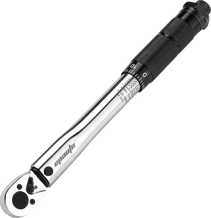 EPAuto 1/4-Inch Drive Click Torque Wrench, 20-200 In.-lb./ 2.26~22.6 Nm | 1/4-Inch (20-200 in.-lb. / 2.26 ~ 22.6 Nm)