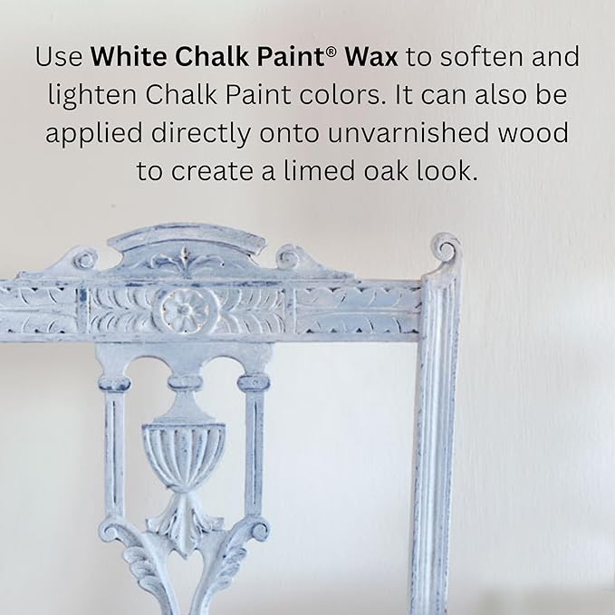 Annie Sloan Chalk Paint® Wax (120 mL, White) - Protective Furniture Wax for Paintwork | Seals, Softens & Enhances Hand-Painted Finishes