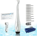 Dental Implant Torque Wrench Kit, Dental Torque Wrench with 7 Torque Settings (5-35N.cm), Replaceable Head & 16 Precision Bits, Metal Lock, Autoclavable 135°C/275°F for Dental Clinic