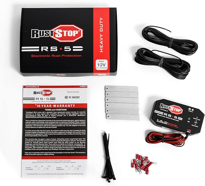 RS-5 Heavy Duty Electronic Rust Protection for All Types of Vehicles