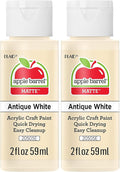 Apple Barrel Acrylic Paint, 2 oz, Antique White | Pack of 2 | 20505