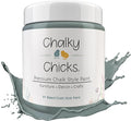Chalky Chicks 16 Fl Oz Matte Sea Glass (Light Blue) Chalk Paint for Furniture Without Sanding - No Prep Furniture Paint No Sanding All in One for Crafts, Walls, Cabinet, Metal, Dresser, Farmhouse