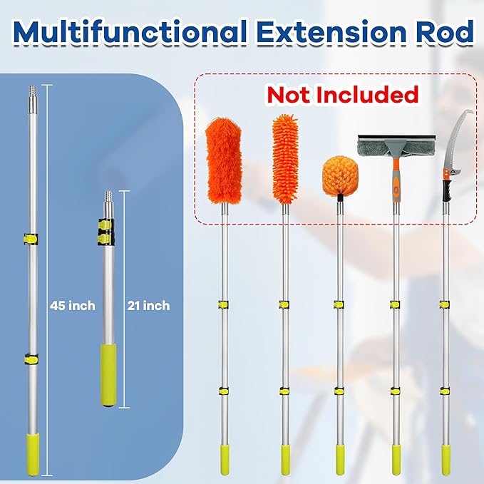 28 PCS Paint Roller Kit with Extension Pole, 4" 9" Paint Roller with Tray, Paint Brushes Set for Professional Painting, House Wall Ceiling Painting Supplies for All Latex and Oil Paints & Stains
