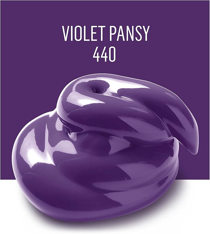 FolkArt Acrylic Paint in Assorted Colors (2 oz), 440, Violet Pansy