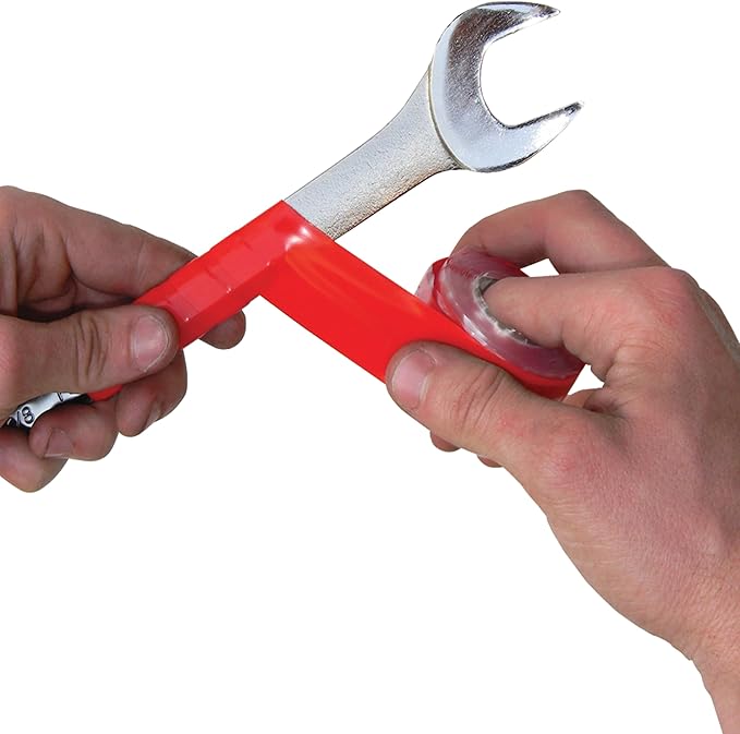 Super Glue Red E-Z Fuse Tape, Silicone Self-Fusing Tape, Insulates up to 8,000 Volts, Permanent & Flexible, Works Wet or Dry, High-Temperature Range (-60°F to +500°F), Ideal for Repairs & Sealing `