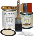 Retique It Chalk Furniture Paint by Renaissance DIY, Poly Kit, 21 Gypsum, 32 Ounces