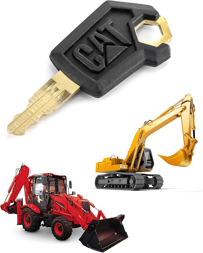 QWORK Equipment Keys, 20 Pack Replacement Keys Compatible with Caterpillar