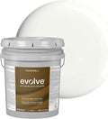 EVOLVE Interior Paint & Primer, Eggshell (Lace Veil), 5 Gallon – One-Coat Coverage, Excellent Hide, Low VOC, Low Odor, Washable Paint for Walls, Doors & Trim