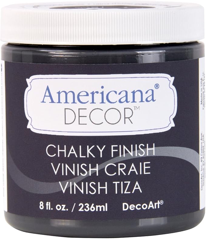 DecoArt Americana Chalky Finish Paint, 8-Ounce, Relic, Metallic