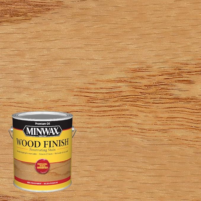 Minwax Wood Finish 71041000, Golden Pecan Stain, Gallon