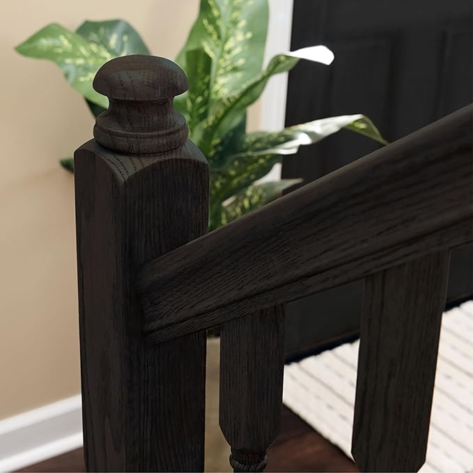 Varathane Total Control Gel Stain | Low Odor Water-Based Formula | Thick Gel Formula for Vertical Surfaces | Ideal for Wood, Metal & Fiberglass | Half Pint | Black