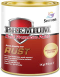 Rust-Stop and Corrosion Permanently Rust Preventive Coating Anti-Rust Automotive Rust Reformer for Metal & Seal, Rust Converter Non-Porous Protective Barrier gloss Black Metallic Paint 35 Fluid Ounces