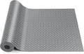 Breling 16 in x 10 ft Rubber Diamond Plate Rolls Garage Floor Mat for Under Car, Heavy Duty Flooring Rug for Trailers Garage, PVC Water/Stain Outside Stall Resistant Parking Rv Tool(Grey)