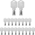 20-Pack Heavy Equipment Ignition Keys: Universal 166 Key Compatible with Clark, Yale, Hyster, Komatsu, Crown Compatible withklifts & More