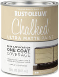 Rust-Oleum Sandstone Chalked All-in-One Ultra Matte Paint | One Coat Coverage | No Primer, Sanding, Or Topcoat Needed | Easy Clean Up | Made in USA | 30 OZ