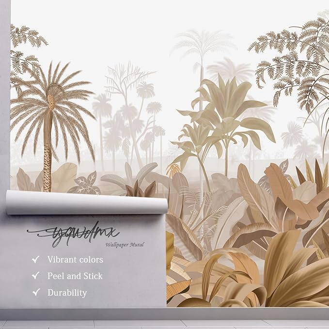 YQWDMX - Vintage Jungle Peel and Stick Wallpaper murals for Bedroom ZY18 M