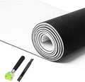 Storystore Foam Backed Suede Headliner Fabric, 98" L x 60" W Car Roof Liner | Black Suede Headliner Material for Cars, Trucks, Suvs, Boats, Rvs and Interior Restoration