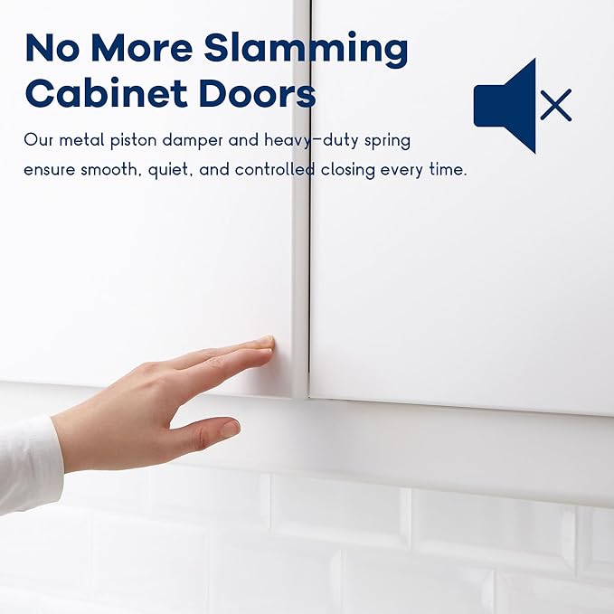 50 Pack 1/2'' Overlay Face Frame Soft Close Hidden Cabinet Hinges, 105 Degree 3D Adjustable Clip On Plate Concealed Kitchen Cupboard Door Hinges with Screws