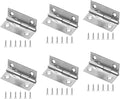Piutouyar 6Pack Butt Hinge 2 Inch Mini Hinges 304 Stainless Steel Hinges Small Cabinet Hinges Folding Craft Hinges with Mounting Screws for Boxes Gate Drawer