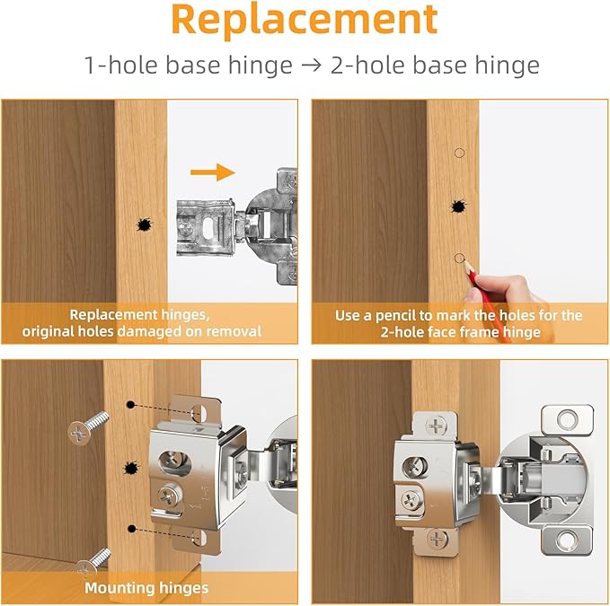 Chibery 30 Pack 1-5/16" Overlay 3D Soft Close Concealed Hinge, Face Frame Door, Small Angle Slow Close, Self Closing Hidden Satin Nickel, 105° Concealed Stainless Steel Hinges for Kitchen Cabinet Door