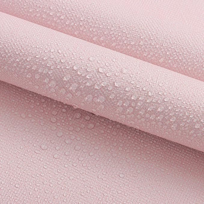 Pink Peel and Stick Wallpaper Grasscloth Paper 15.7in x 393.7in | Textured Wallpaper Peel and Stick Vintage Faux Linen Contact Paper Self Adhesive Removable Grasscloth for Bedroom Vinyl
