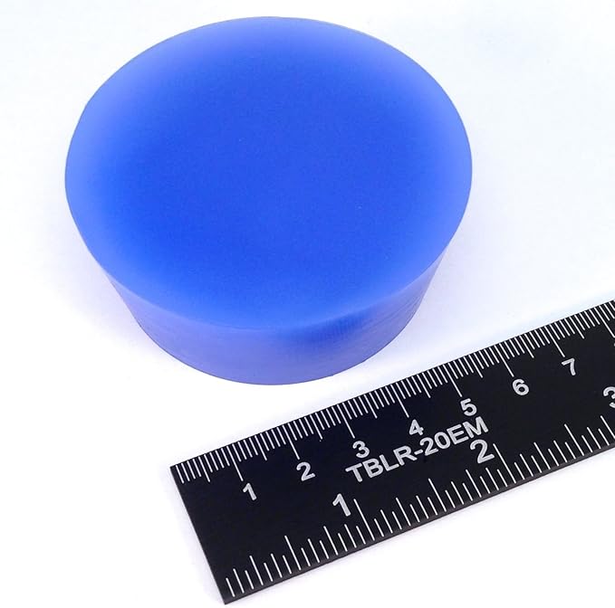 High Temp Masking Supply 2.28" x 2.68" Silicone Rubber Plug - Hollow Tapered Stopper for Powder Coating, Painting, Automotive, Weld Back Purge - Non-Toxic, Flexible, Reusable HTP13 (1 Pack)