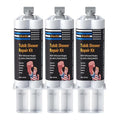 Tub Repair kit White，Great for Porcelain Sink,Ceramic,Marine Fiberglass Shower,Acrylic Bathtub Patch chip,Erase a Hole,Toilet refinishing,high Strength Small Hole Grout Chip Repair Caulk,5.28oz (3)