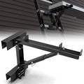 New Upgraded Adjustable Ladder Jacks 2 Pack for Scaffolding Platform, Two-Rung Short Body Extension Ladder Jack Scaffold Bracket, Black Ladder Platform Accessories, Ladder Jack Part for Working Stage
