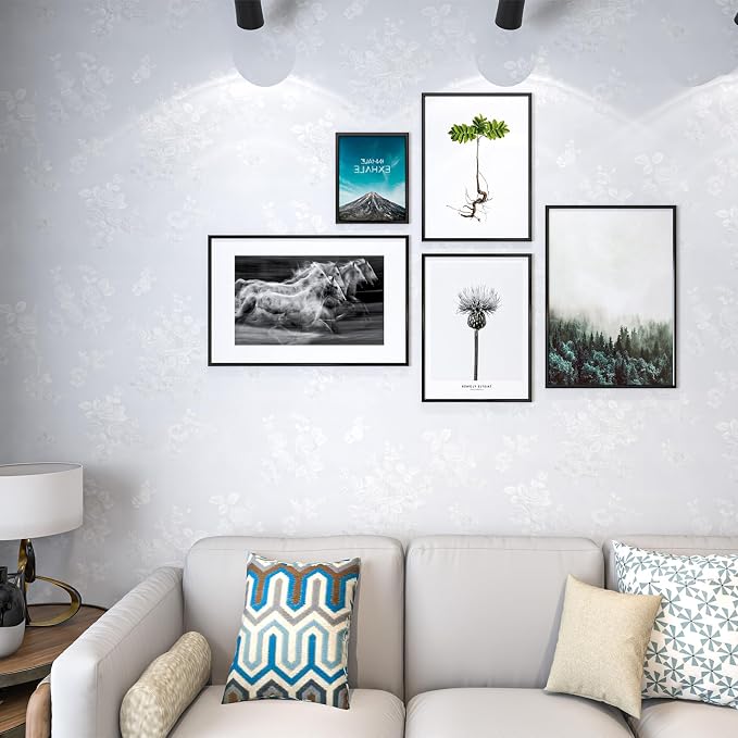 White Wallpaper Silk Embossed Floral Thicken Textured 393in 17.7in | Cool White Flower Contact Paper for Cabinets Furniture,Vinyl Self Adheive Removable Wallpaper Used for Bedroom Living Room
