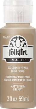 FolkArt Acrylic Paint in Assorted Colors (2 oz), 602, Country Twill