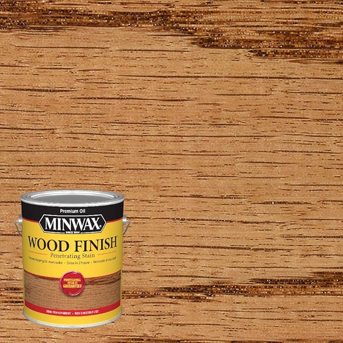 Minwax Wood Finish 710460000, Red Chestnut Stain, Gallon