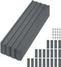 GarveeLife 20Pcs Metal Roofing Panels for Carport, Heavy Duty Metal Carport Kits, Galvanized Steel Corrugated Panels, for Patio Outdoor Garden, 60.63 in x 16.8 in
